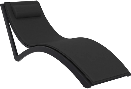 FL Slim 4 Slim Poolside Sunlounger with Cushion & 2 Ocean Side Table Package