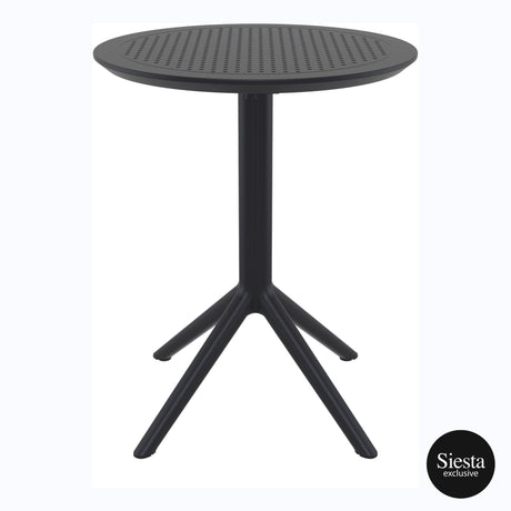 FL Sky Hospitality Outdoor Round Folding Table