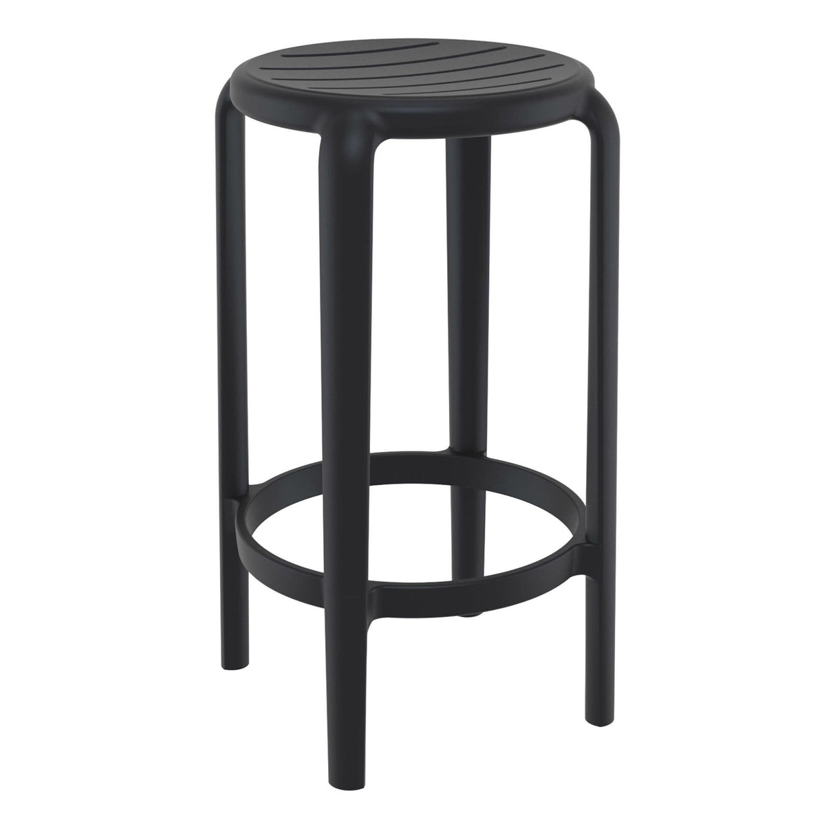 FL Tom Hospitality Outdoor Stackable Kitchen Stool