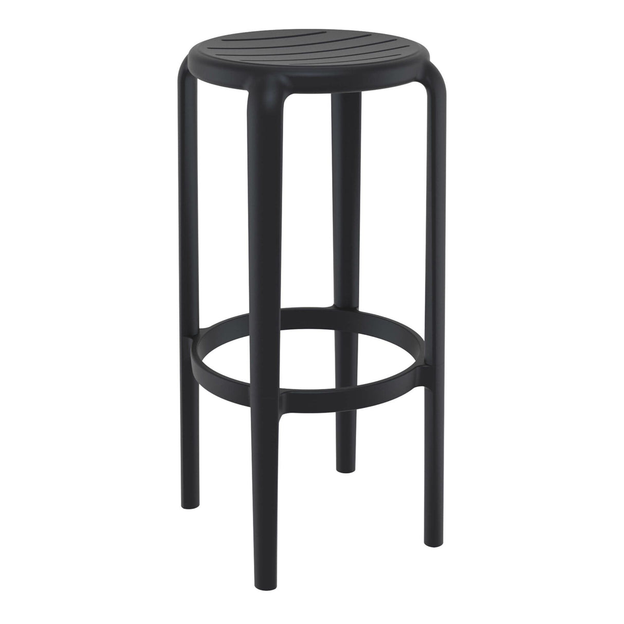 FL Tom Hospitality Outdoor Stackable Bar Stool