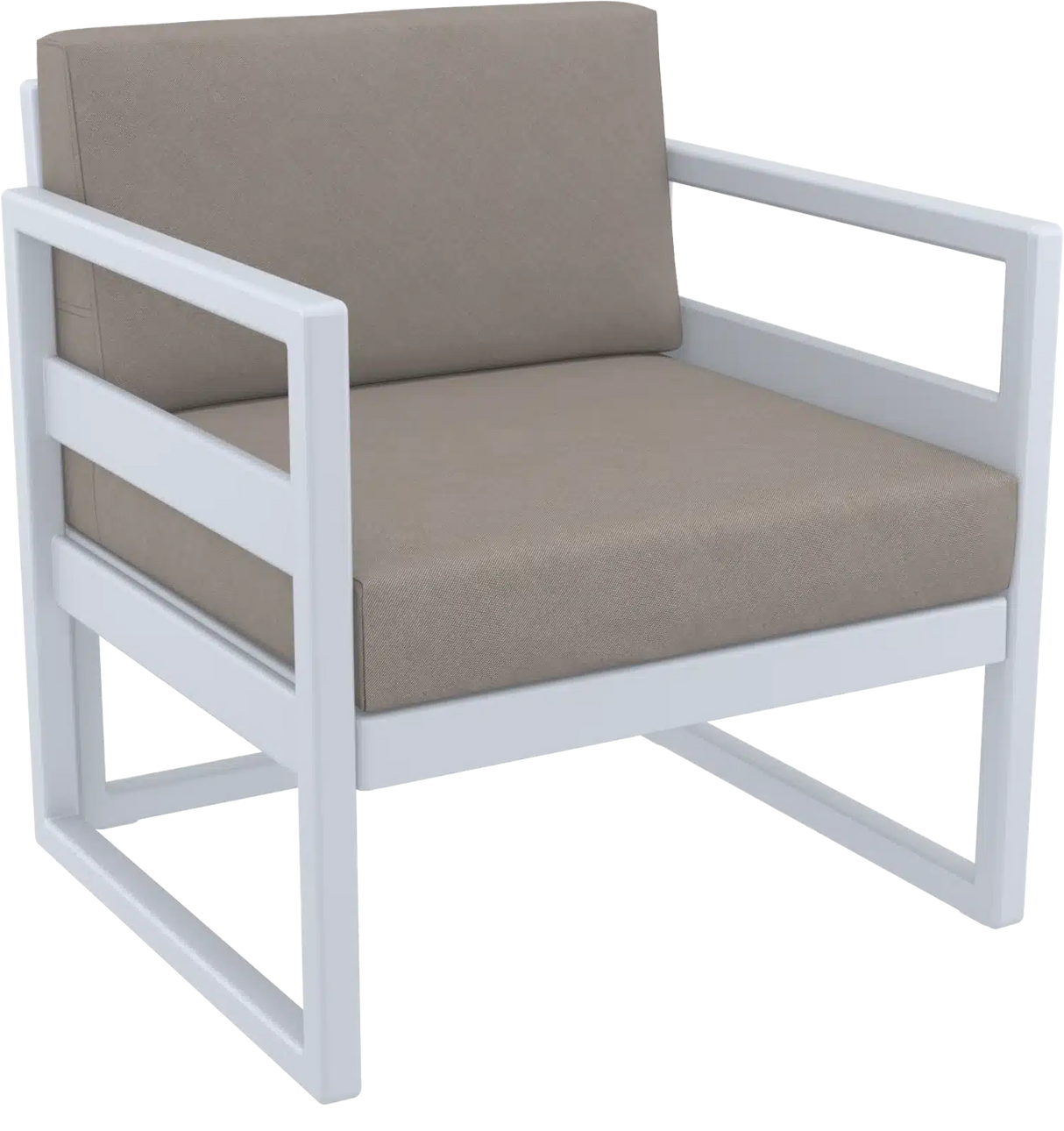 FL Mykonos Hospitality Outdoor Lounge Armchair with Cushion