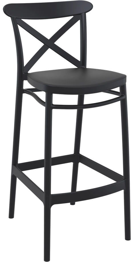 FL Crossback Hospitality Outdoor Barstool