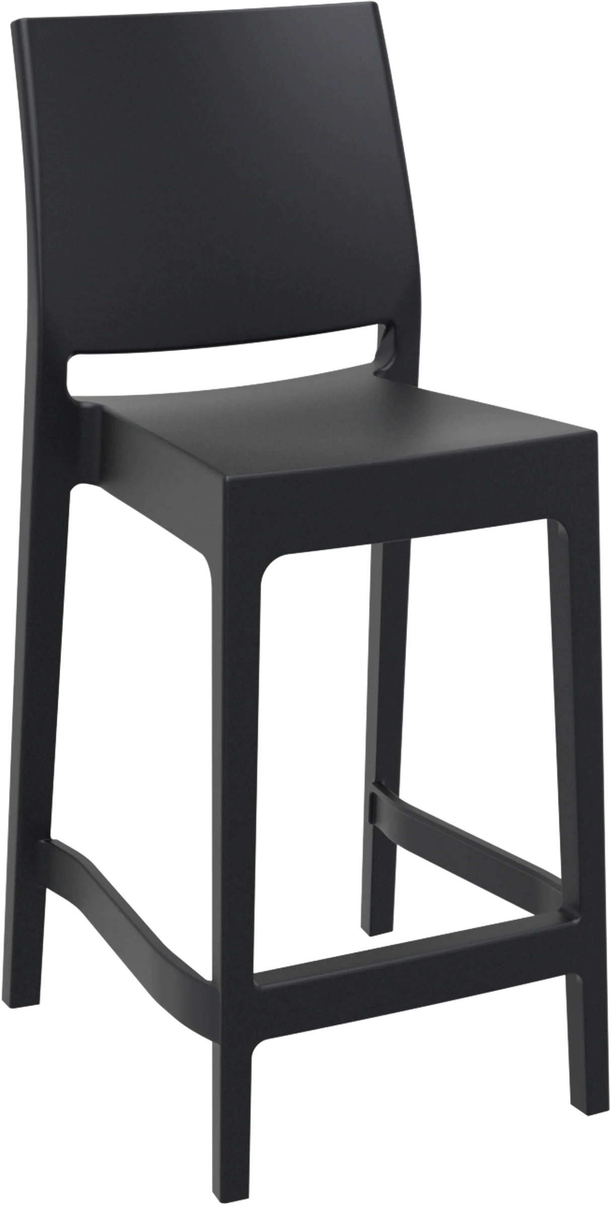 FL Maya Hospitality Outdoor Stackable Counter Stool