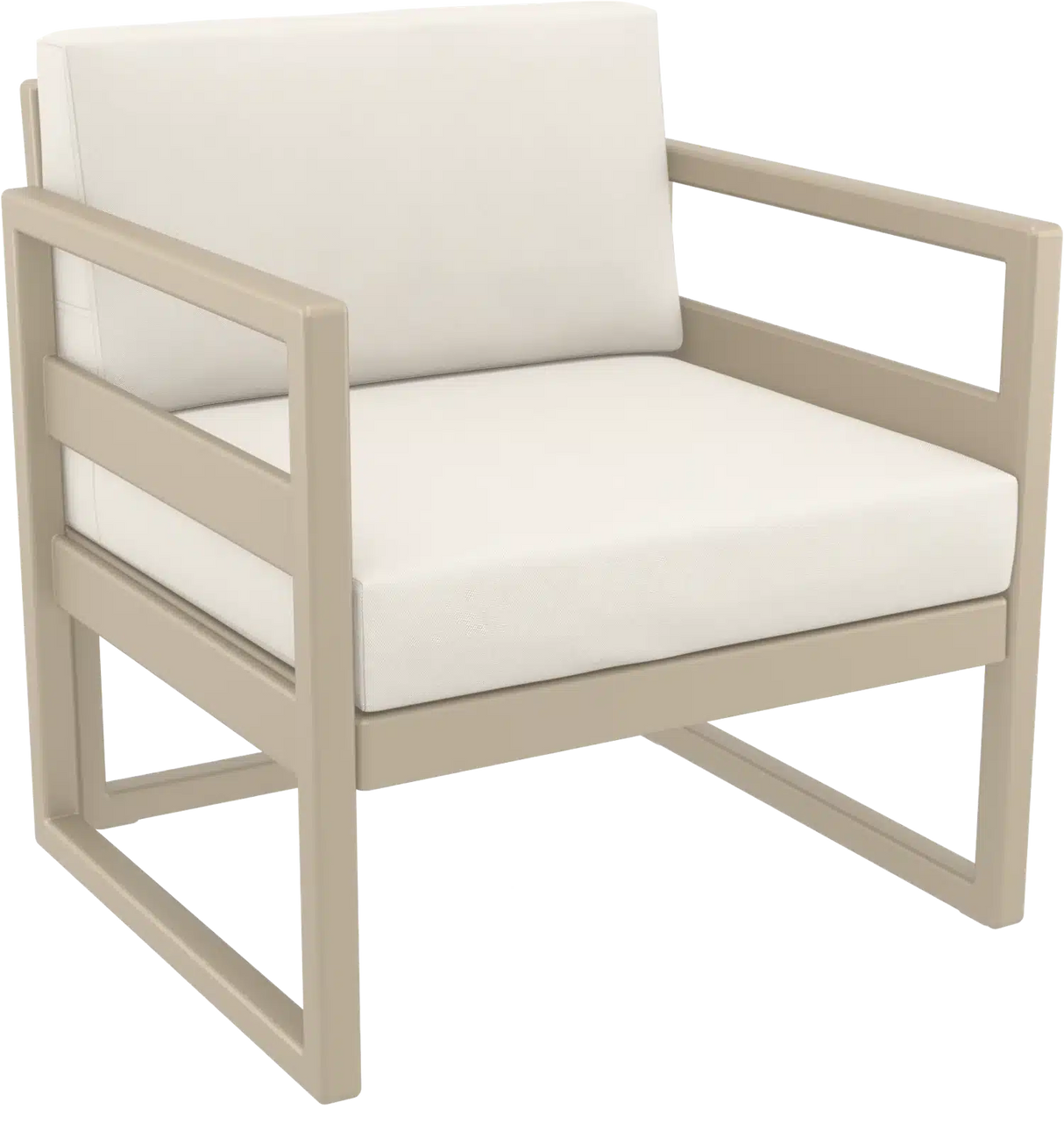 FL Mykonos Hospitality Outdoor Lounge Armchair with Cushion