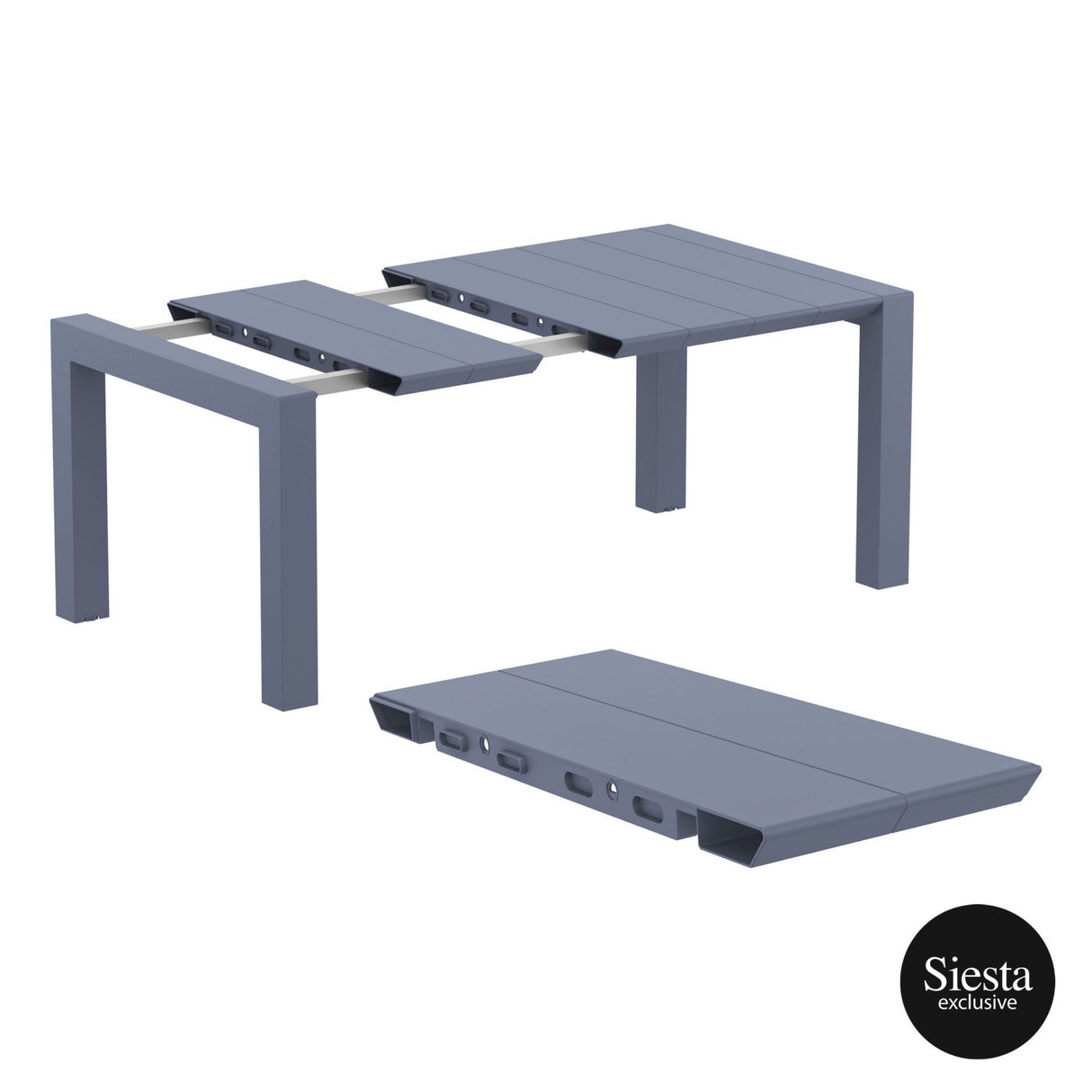 FL 7 Piece Vegas Outdoor Extendable Dining Table Setting with Artemis Armchair