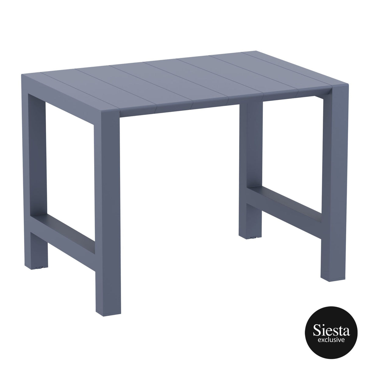 FL 5 Piece Vegas Hospitality Outdoor Extendable Bar Table with Ares Barstools