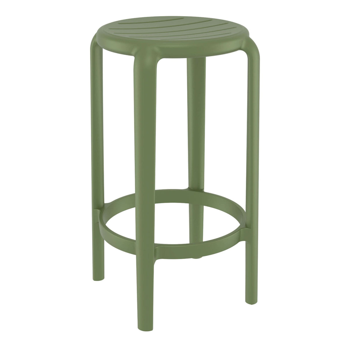 FL Tom Hospitality Outdoor Stackable Kitchen Stool