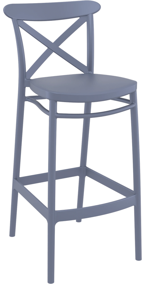 FL Crossback Hospitality Outdoor Barstool