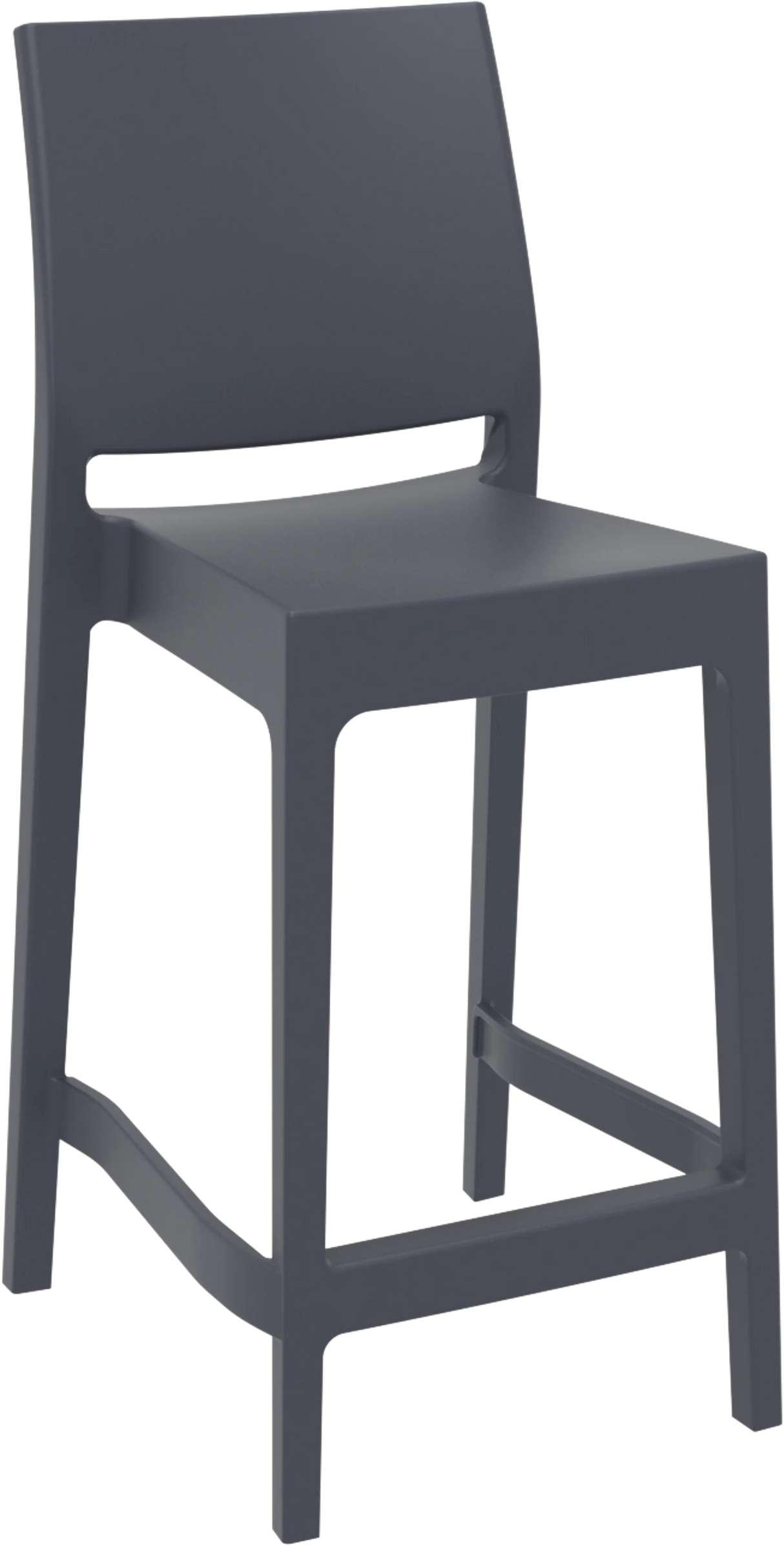 FL Maya Hospitality Outdoor Stackable Counter Stool