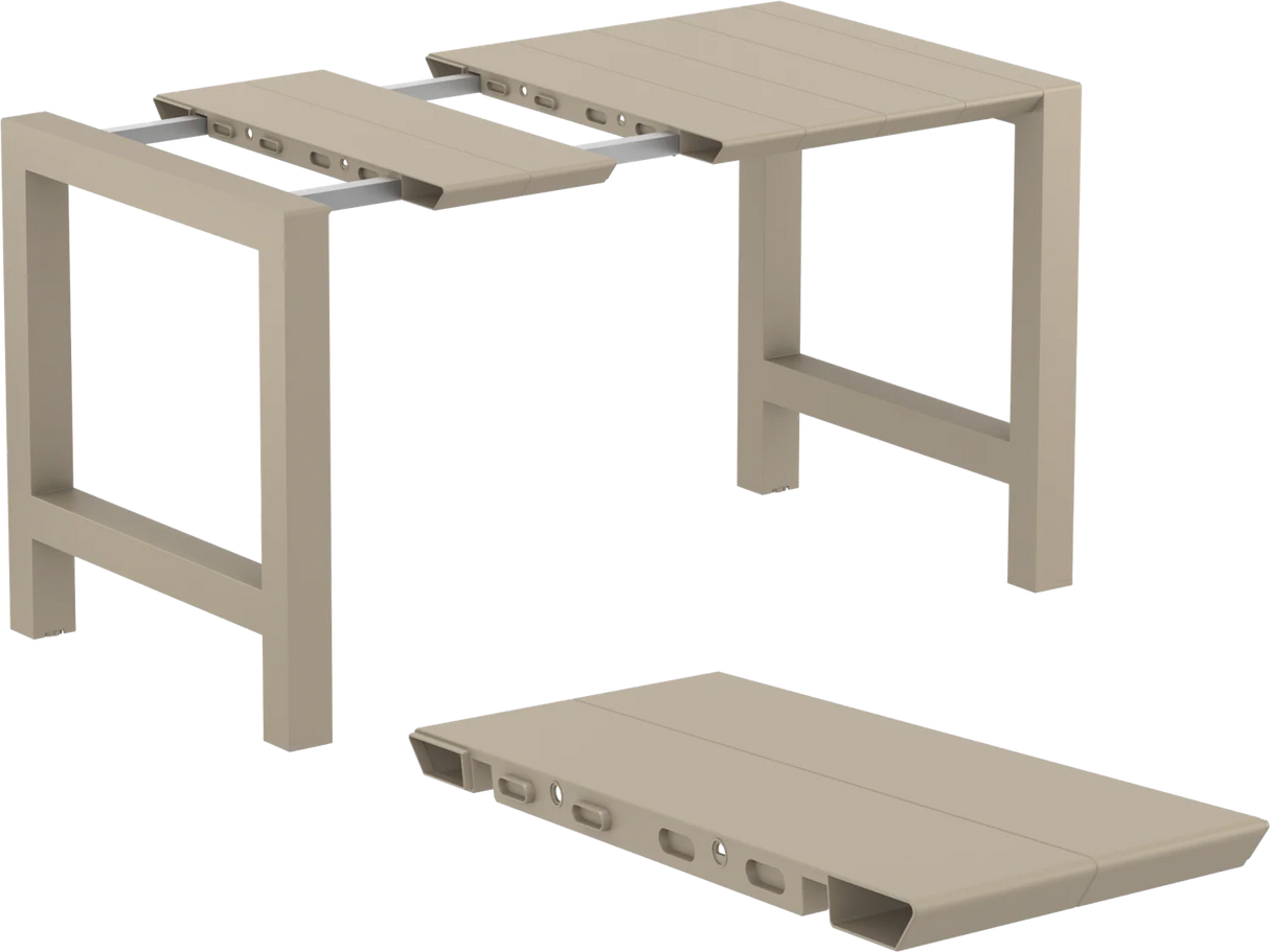 FL Vegas Hospitality Outdoor Extendable Bar Table