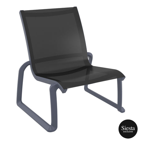 FL Pacific Hospitality Outdoor Stackable Lounge Chair