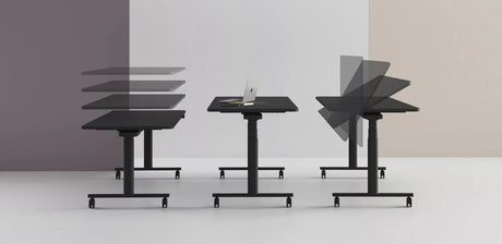 TW Jojo Electric Height Adjustable Folding Table with Castors