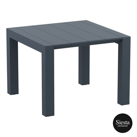 FL 4 Piece Vegas Hospitality Outdoor Extendable Dining Table with Aruba Tub Chair