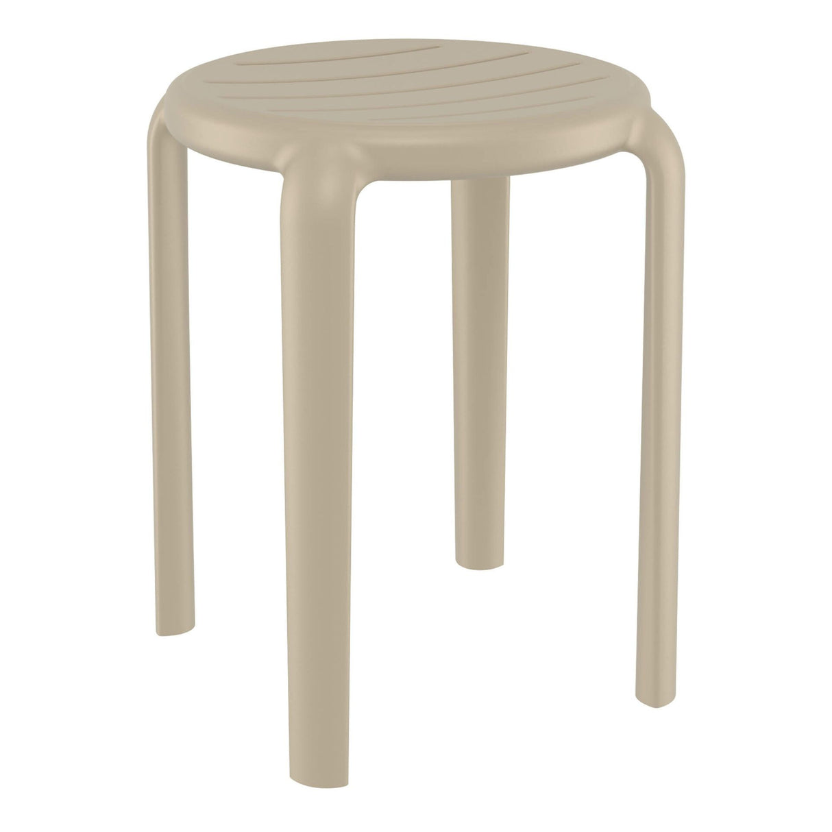 FL Tom Hospitality Outdoor Stackable Dining Stool