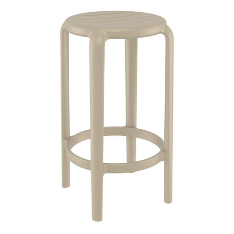 FL Tom Hospitality Outdoor Stackable Kitchen Stool