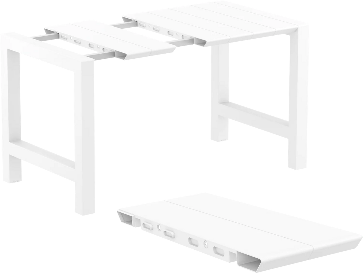 FL Vegas Hospitality Outdoor Extendable Bar Table