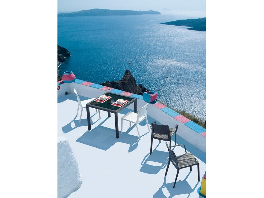 FL Capri Hospitality Outdoor Stackable Armchair