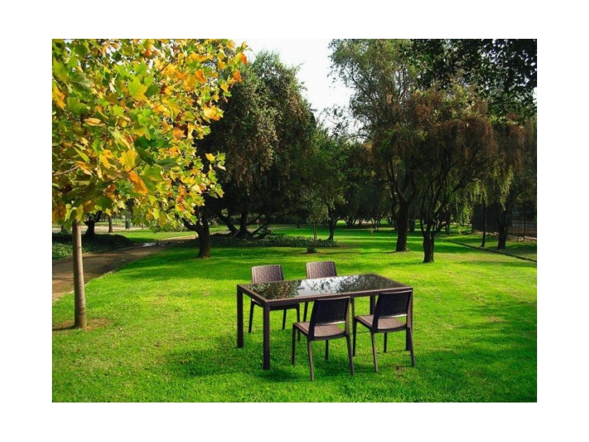 FL Tahiti Hospitality Rectangular Outdoor Dining Table