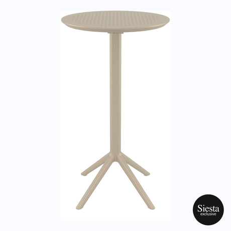 FL Sky Hospitality Round Folding Bar Table