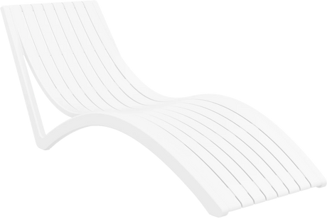 FL Slim 4 Slim Poolside Sunlounger with Cushion & 2 Ocean Side Table Package