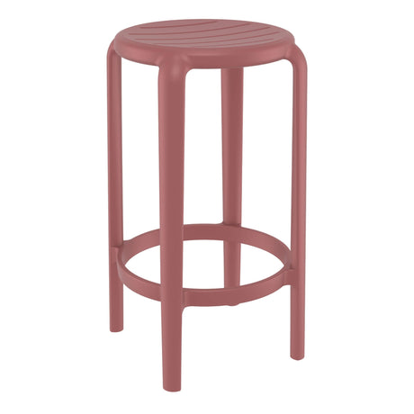 FL Tom Hospitality Outdoor Stackable Kitchen Stool