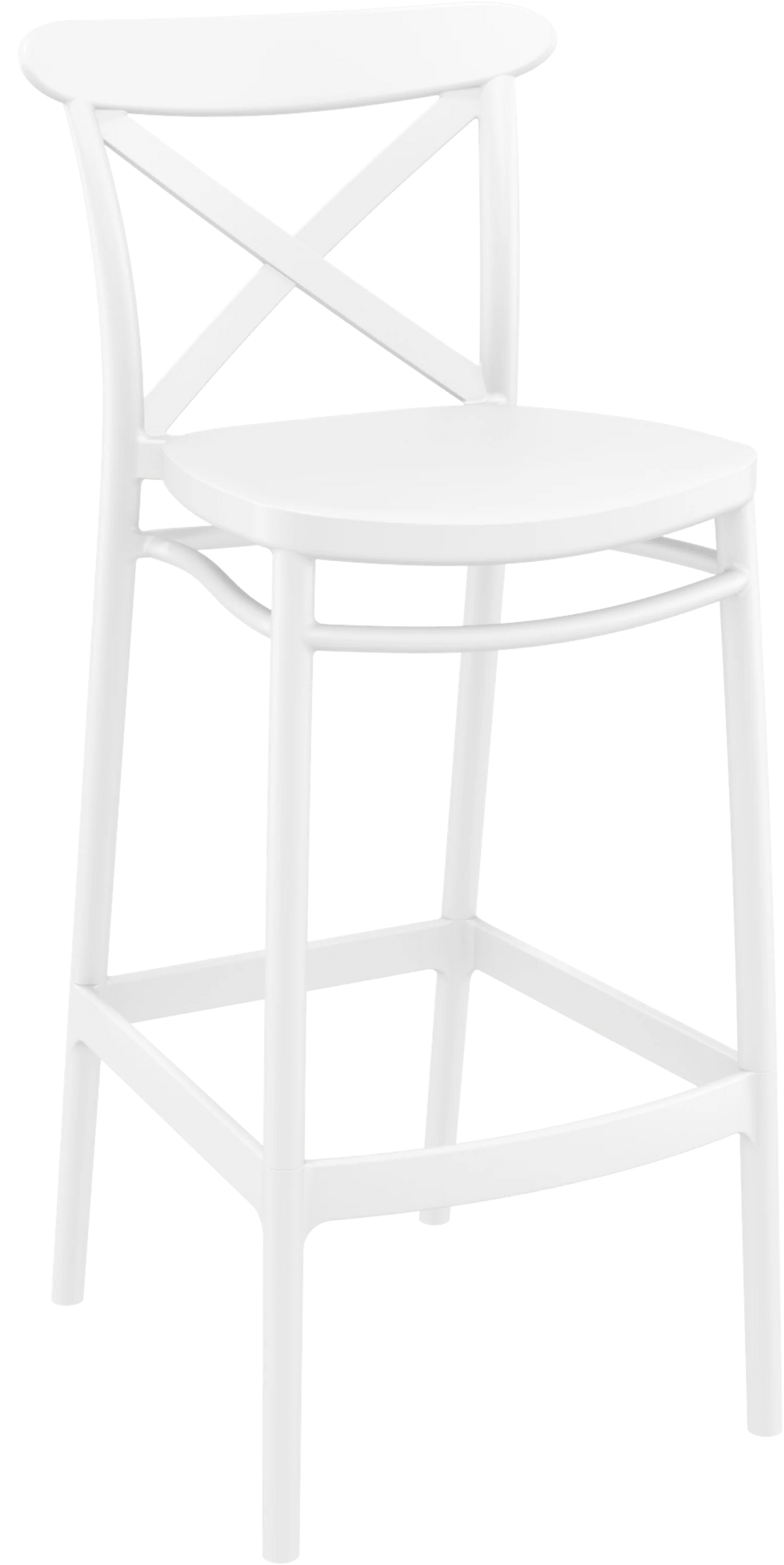 FL Crossback Hospitality Outdoor Barstool