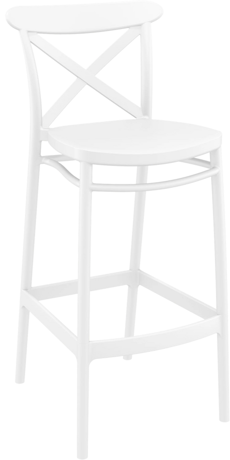 FL Crossback Hospitality Outdoor Barstool