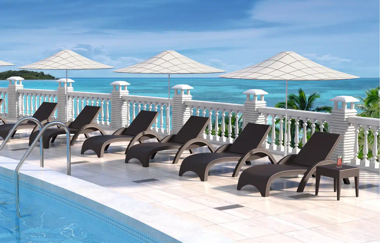 FL Fiji Hospitality Stackable Sunlounger