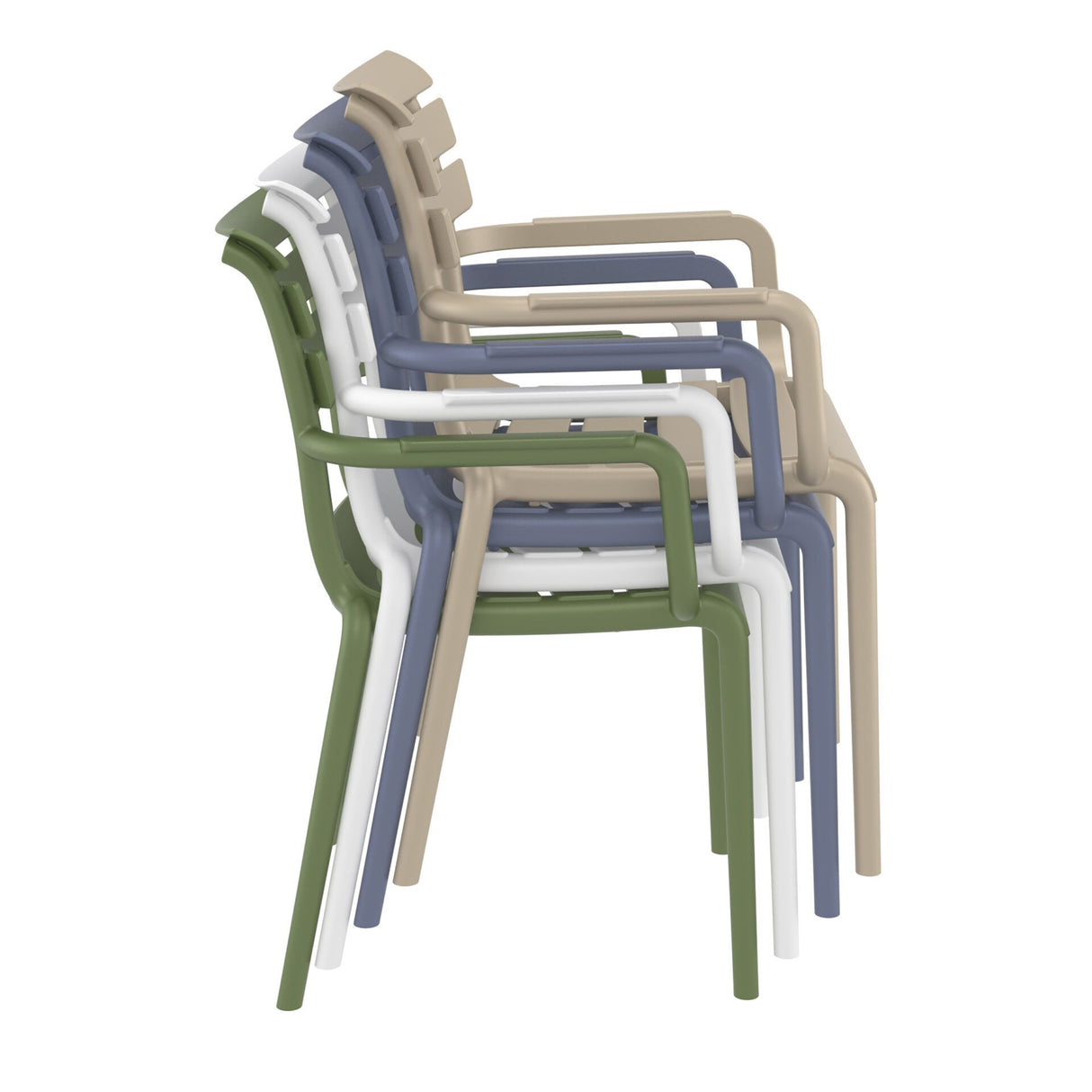 FL Paris Stackable Hospitality Outdoor Armchair
