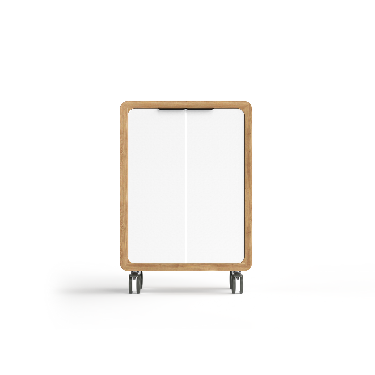 OL Rover 3 Tier Mobile Cupboard with Acoustic Pinnable Board