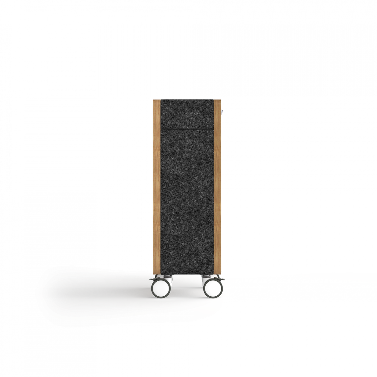 OL Rover 3 Tier Mobile Cupboard with Acoustic Pinnable Board