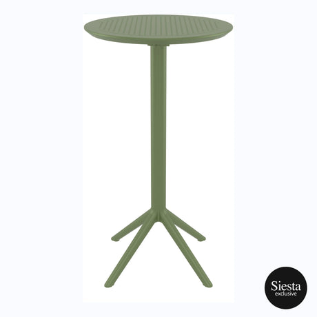 FL Sky Hospitality Round Folding Bar Table