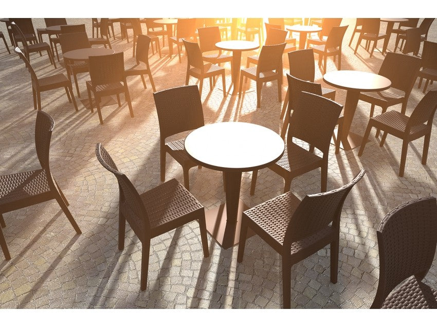 FL Florida Hospitality Outdoor Stackable Chair