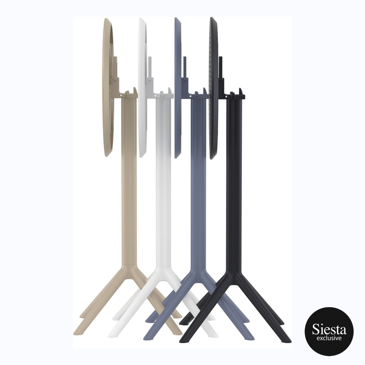 FL Sky Hospitality Round Folding Bar Table