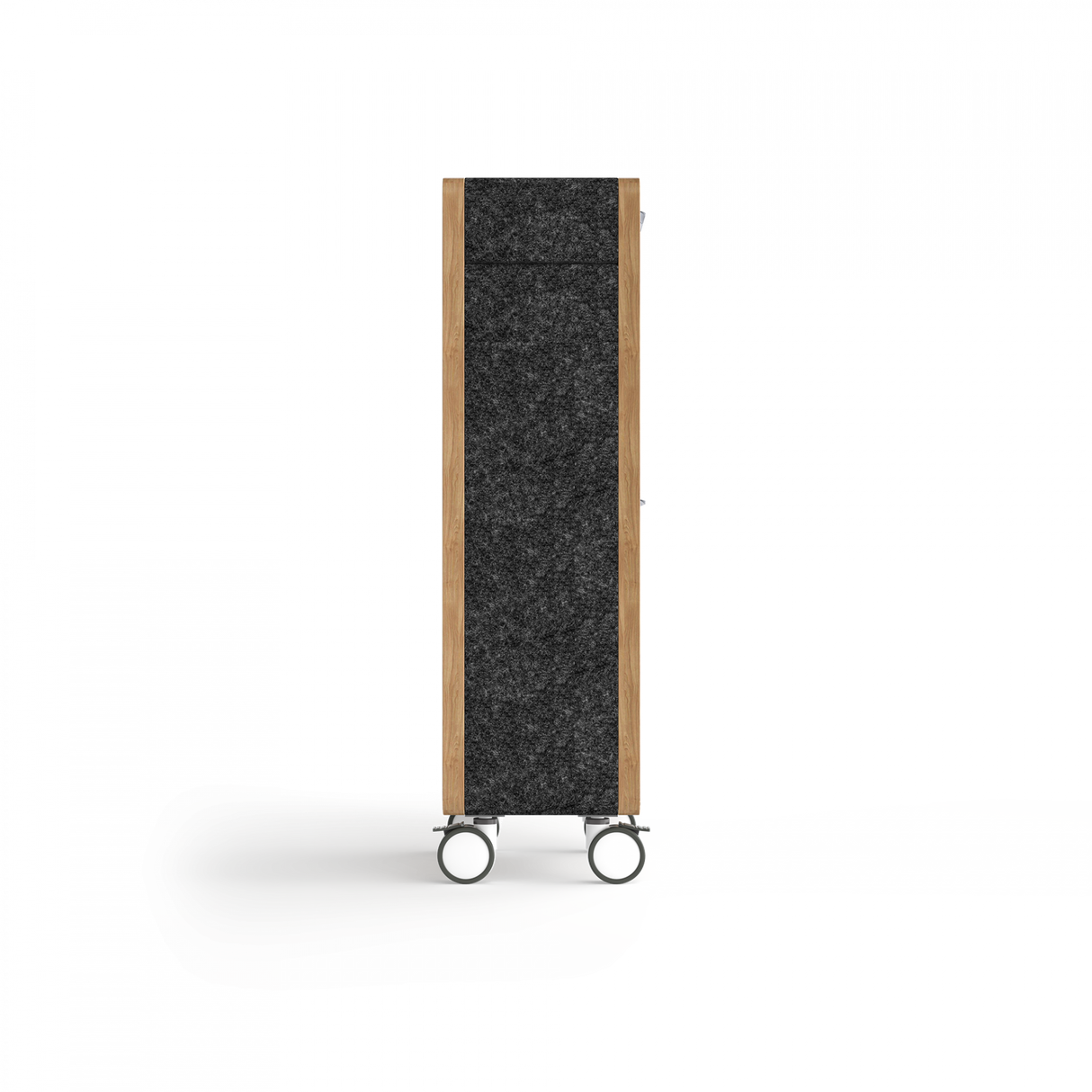 OL Rover 4 Door Mobile Locker with Acoustic Pinnable Board