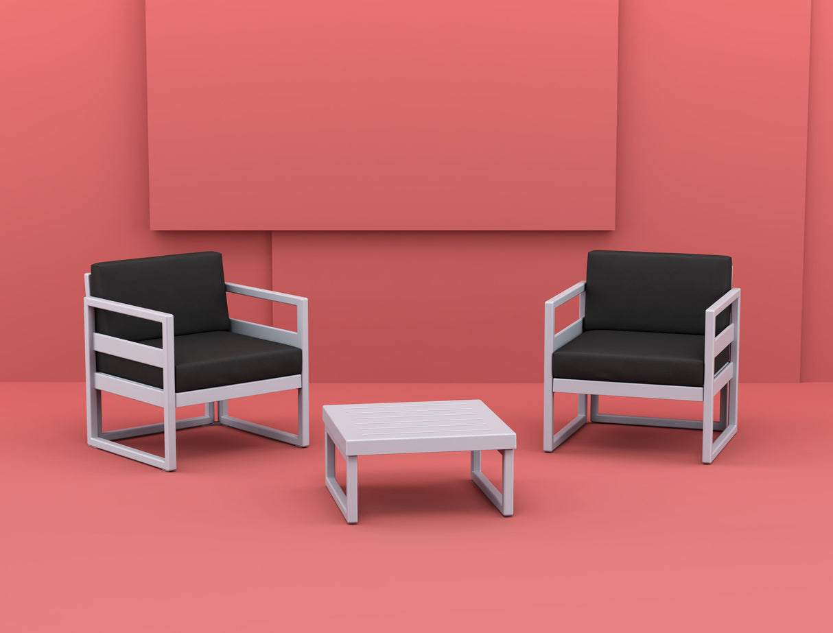 FL Mykonos Hospitality Outdoor Lounge Armchair with Cushion