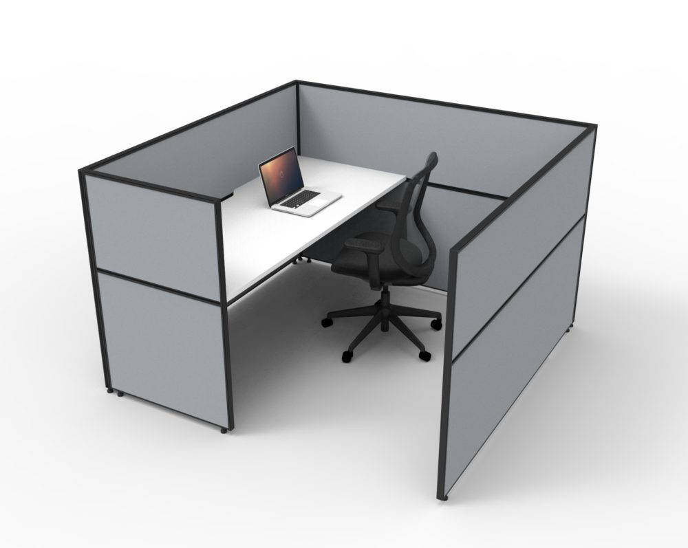 RL SHUSH30 Cubicle Screen System for 1 Person