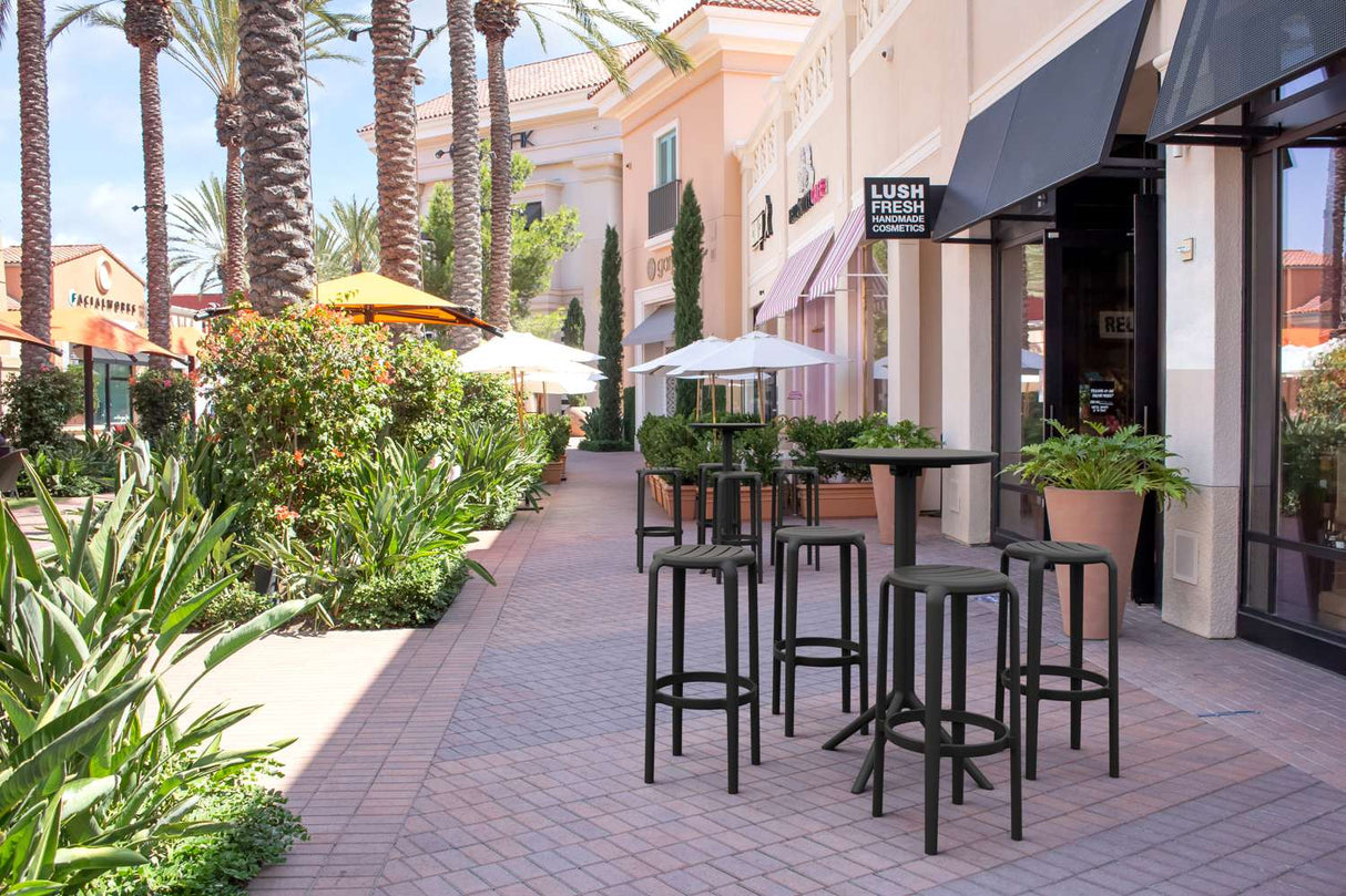 FL Sky Hospitality Round Folding Bar Table