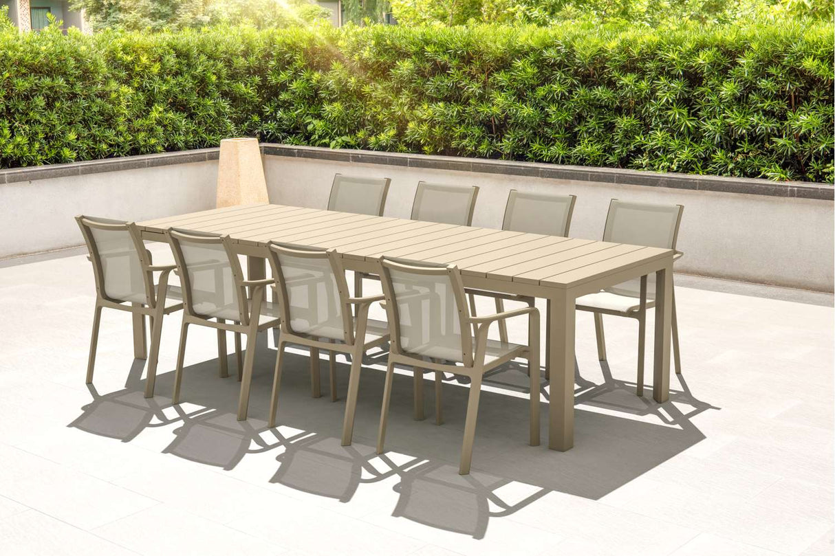 FL Pacific Hospitality Outdoor Stackable Armchair