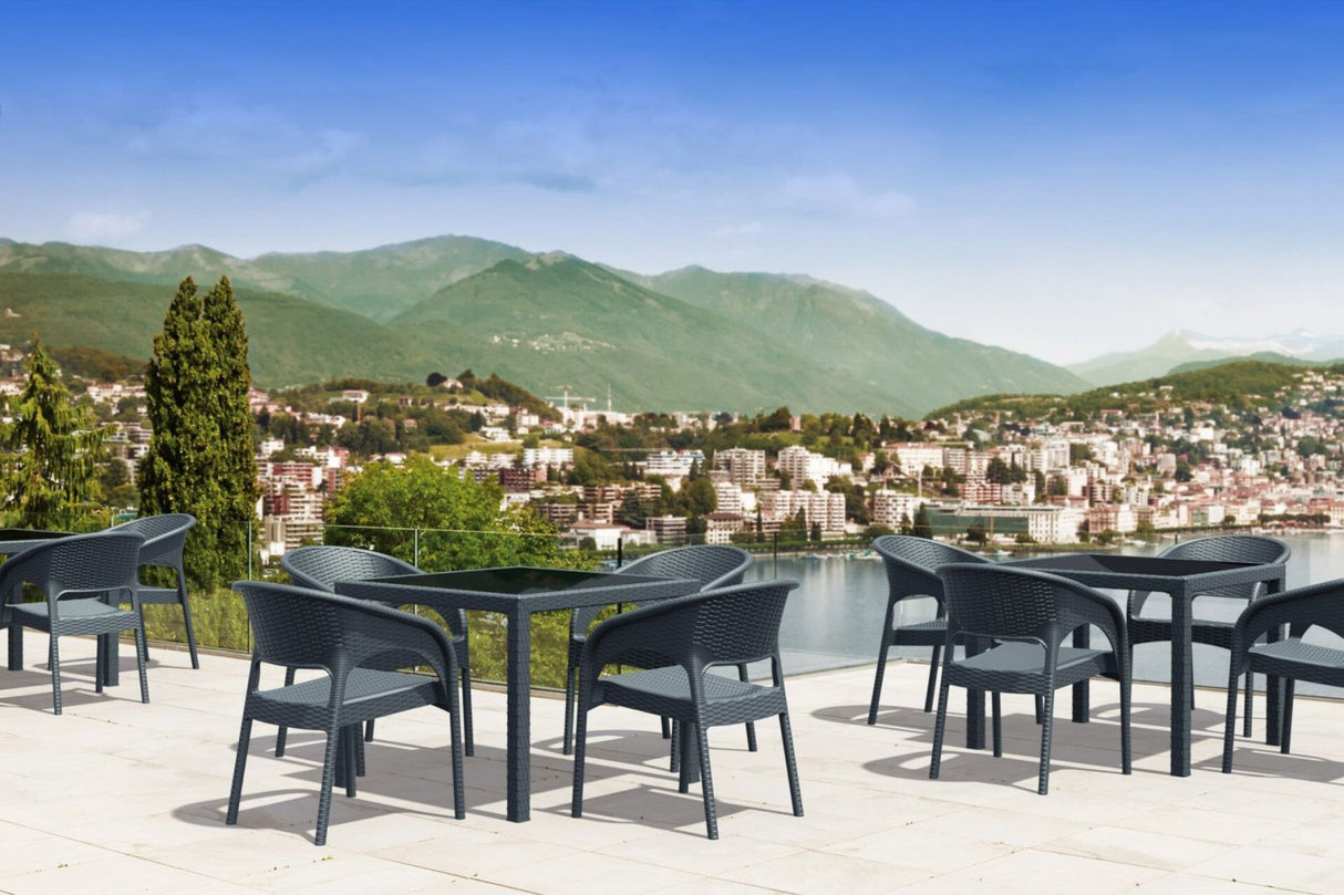 FL Panama Hospitality Outdoor Stackable Armchair