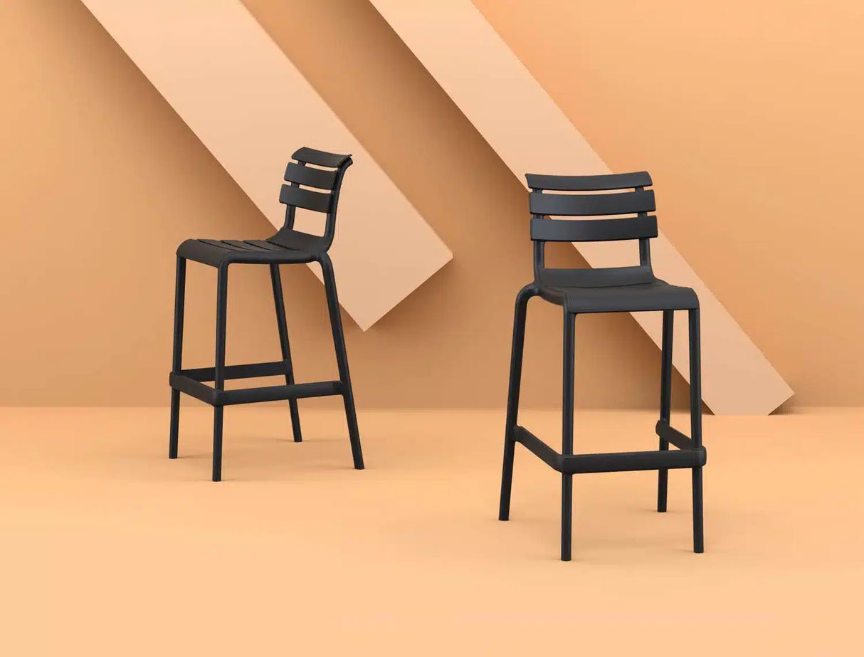 FL Helen Hospitality Stackable Outdoor Barstool