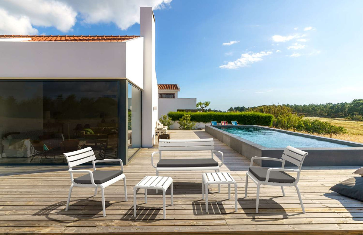 FL Paris Hospitality Outdoor Lounge Side Table