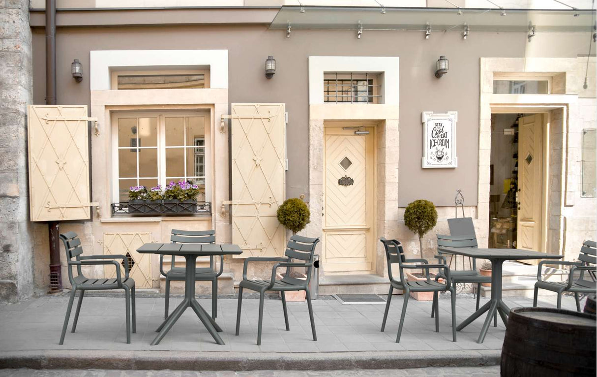 FL Siesta Paris Outdoor Square Dining Table - 70cm