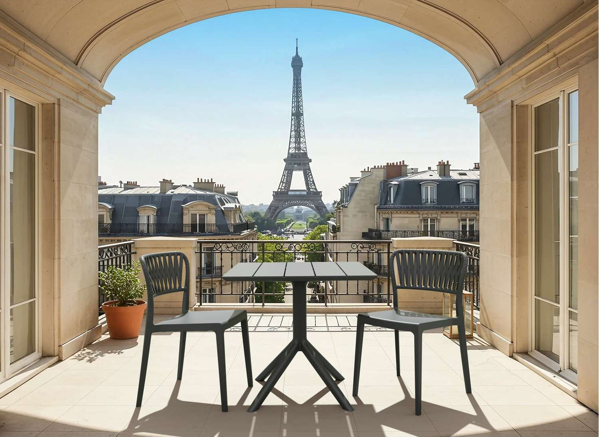 FL Siesta Paris Outdoor Square Dining Table - 70cm