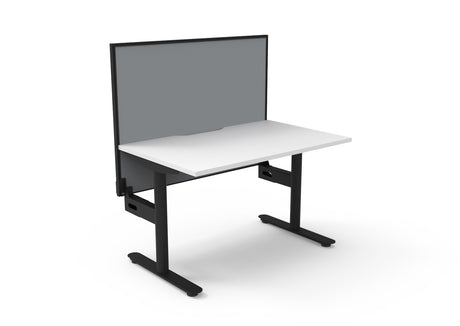 RL Halo Static Single Sided Desk with Aluminium Framed Screen