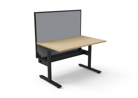 RL Halo Static Single Sided Desk with Aluminium Framed Screen