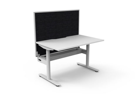 RL Halo Static Single Sided Desk with Aluminium Framed Screen