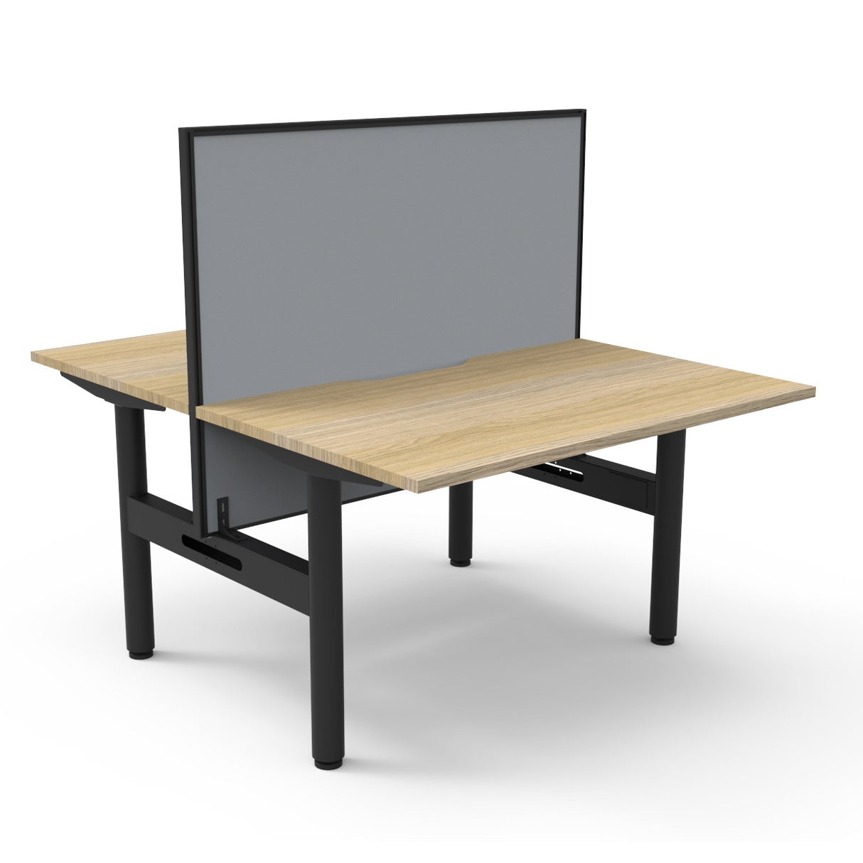 RL Halo Static Back to Back 2 User Workstation with Framed Screen