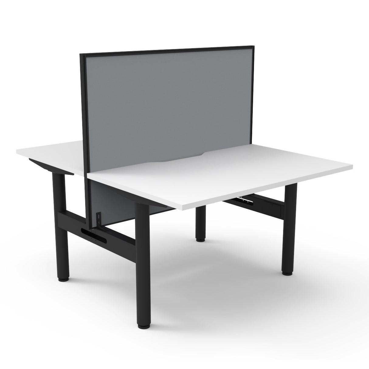 RL Halo Static Back to Back 2 User Workstation with Framed Screen