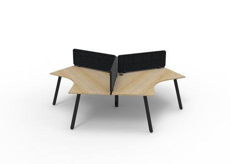 RL Infinity 120 Degree Workstation for 3 Users with Eco Panel Screen